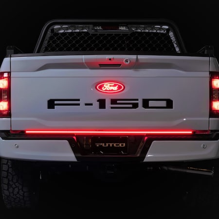 Putco Light Bar, 48 Inch Flexible Light Bar; Red Brake/ Red Running/ Red Turn Signals/ White Reverse; LED 760048-19