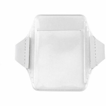 Brady Arm Band Badge Holder - 3.31" x 4.25" - Vinyl - 100 / Pack - Clear 1840-7100