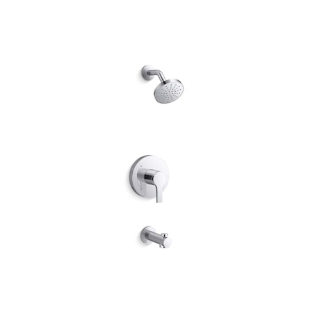 Kohler Elate Rite-Temp bath and shower trim kit, 2.5 gpm TS35322-4Y-CP