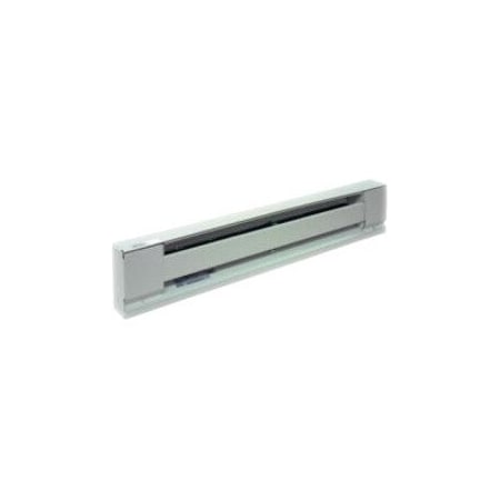 Tpi 2900S Series Baseboard Heater, 6347 A, 208240 V, 15001125 W, 51003825 Btuhr BTU, Ivory H2915-072S