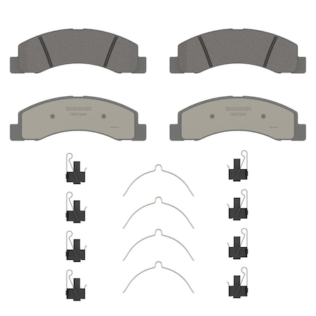 Wagner Brake OEX Front Disc Brake Pad Set Premium Semi - Met,  OEX756M