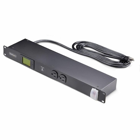 Startech.Com 8-OUTLET HORIZONTAL RACK MOUNT METERED PDU, 1U SERVER POWER STRIP W/SURGE PROTEC 8NM8-RACK-MOUNT-PDU