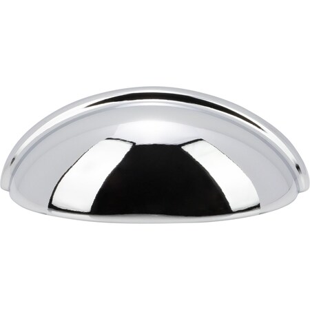 Designperfect 3'' Center-to-Center Cup Pull, Polished Chrome, 25PK DPA25C632PC