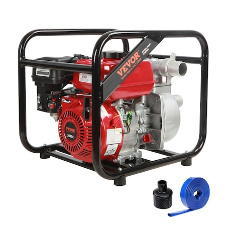 Vevor Gasoline Engine Water Pump Gas Powered Water Transfer Pump 2" 7HP 4-Stroke SCWP50