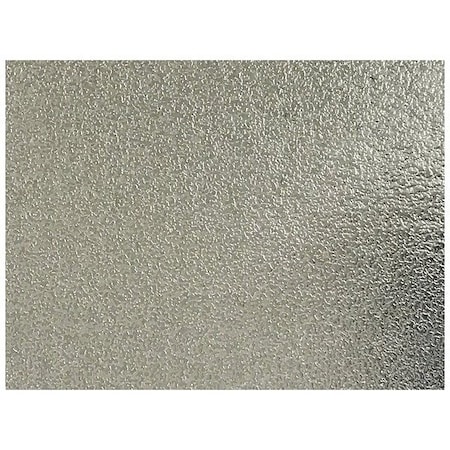 Zoro Select Silver SS Sheet, 48 in Overall W Sandstar 304BA-20Gx48x120