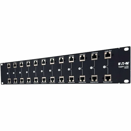 Eaton TRIPP LITE SERIES IN-LINE POE++ SURGE PROTECTOR - 10 GBPS, 12 RJ45 PORTS, 100W P B110-SPPOEC-J12