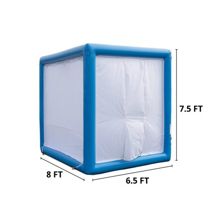 Propac SINGLE PERSON DECON CUBE, 8'L X 6.5'W X 7.5'H K9000-DC