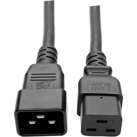 Eaton Tripp Lite Series Power Extension Cord, C19 to C20 - Heavy-Duty, 15A, 250V, 14 AWG, 6 ft. 1.83 P036-006-15A