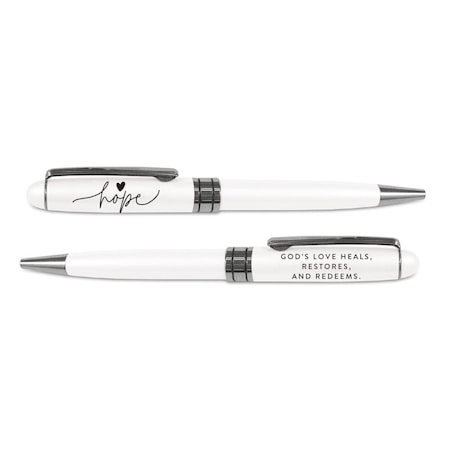 Dicksons Pen Hold Onto Hope Gods Love White 72151