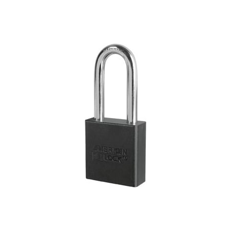 Master Lock Co Padlock 2in Shackle Aluminum Black A1206KD BLK