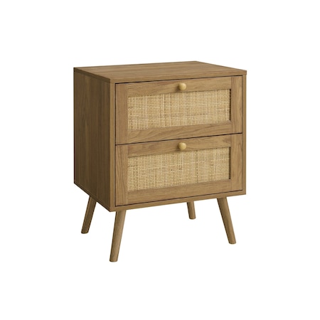 Monarch Specialties Accent Table, Side Table, Bedroom, Living Room, Nightstand, Storage Drawer, Walnut, Contemporary I 3614