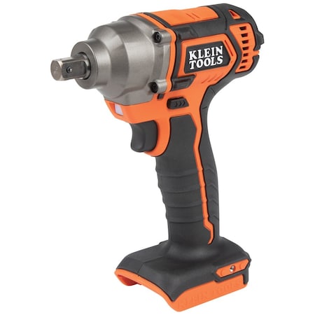 Klein Tools Battery-Operated Compact Impact Wrench, 1/2-Inch Detent Pin, Tool Only BAT20CW
