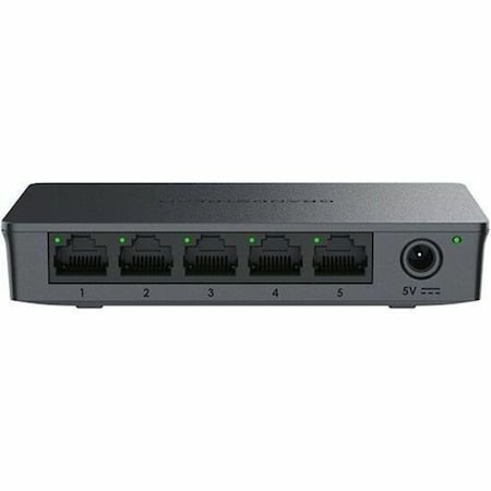 Grandstream Layer 2 Unmanaged Switch, 5 x GigE, Plastic Case GWN7700