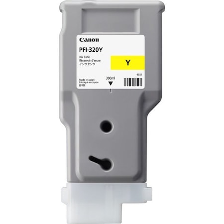 Canon PFI-320Y imagePROGRAF TM-200, TM-300, TM-305, TM-355 Yellow Pigment Ink Tank 300ml 2893C001