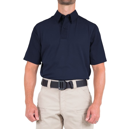 First Tactical Short Sleeve Shirt, 35% Cotton, 65% Polyester, Button, 0 Pocket(s), Midnight Navy, XL 112012