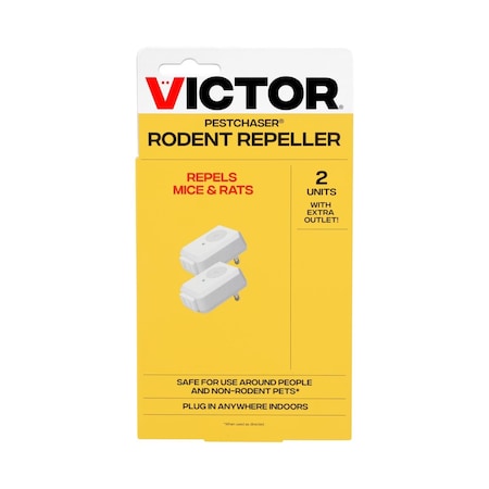 Victor PestChaser Plug-In Electronic Pest Repeller For Rodents 2 pk M752PS