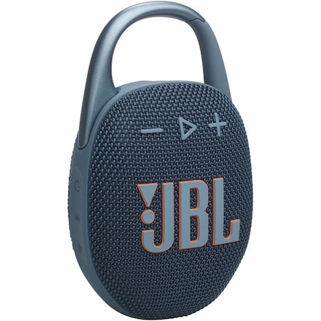 Jbl Portable Speaker with Bluetooth, built-in battery, waterproof and dustproof feature JBLCLIP5BLUAM
