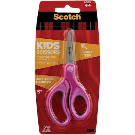Scotch Kids 5'' Blunt Tip Soft Grip Scissors 1442B