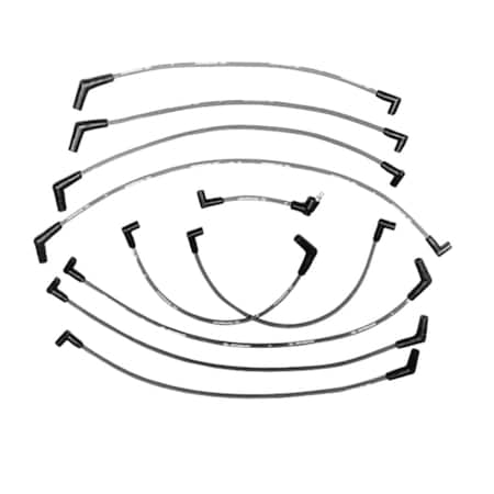 Ford Pre Assembled, Blue, 9 Millimeter, Silicone Insulation, 45 Degree Spark Plug Boots, Low Resistance M-12259-C301