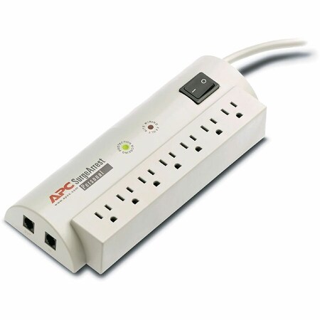 Apc Outlet Strip, Surge, L5-15R, L5-15P, 6 ft., Beige PER7T