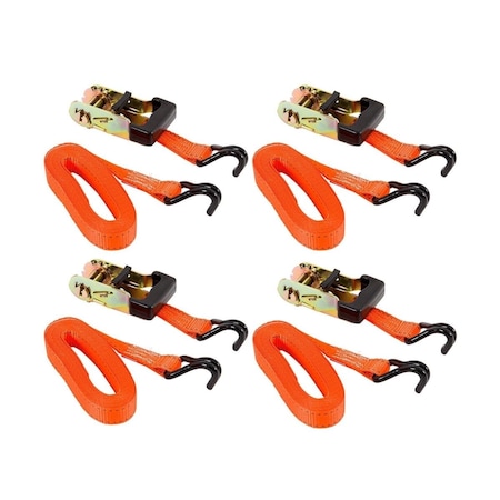 Hampton Products-Keeper 1 ft. x 12 in. Ratch Tie Down, 4PK 235248