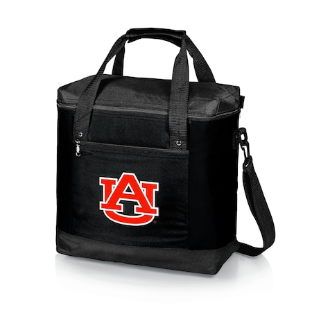 Picnic Time Family Of Brands NCAA Auburn Tigers Montero Tote Cooler Bag - Soft Cooler Bag - Picnic Tote, Black 604-00-179-044-0
