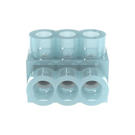 Panduit Mechanical Connector, 4-14 AWG PCSB4-3-12Y