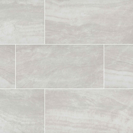 Msi Praia Grey 12in.  X 24in.   Matte Porcelain Floor And Wall Tile, 8PK ZOR-PT-0845