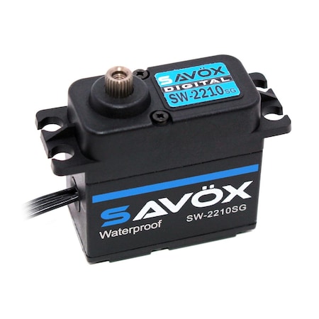 Savox Waterproof Premium High Volta Brushless Digital Servo Kit SAVSW2210SG-BE