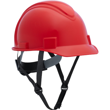North Short Brim, Type I Non-Vented, Hard Hat w/HDPE Shell, 4-Point Textile Suspension, Wheel Ratchet Adjustm NSB20015