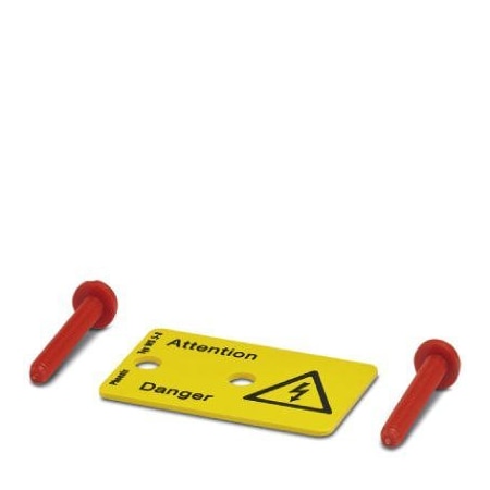 Phoenix Contact WS 5- 8 Warning plate with 2 plastic 1004416