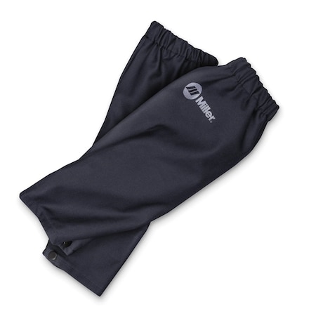 Miller Electric Flame-Resistant Sleeve, Cotton, 18 in Length, Blue, Snap Cuff 247148
