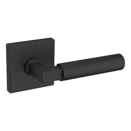 Baldwin Baldwin Preconfigured L029 Lever with R017 Rose Right Hand Half Dummy Lock Satin Black Finish L029190RDM