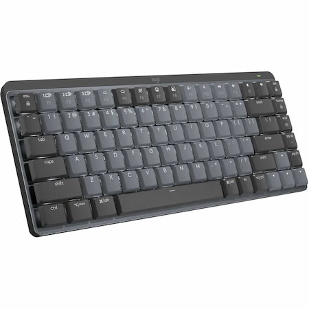 Logitech MX MECHANICAL MINI MINIMALIST WIRELESS ILLUMINATED KEYBOARD - TACTILE QUIET- GRA 920-010550