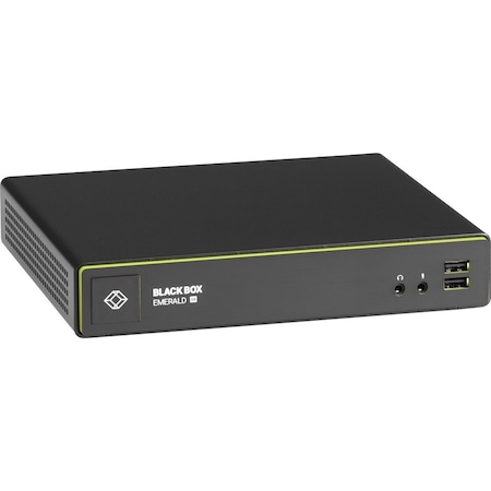 Black Box BLACK BOX 4K DISPLAYPORT KVM-OVER-IP EXTENDER RECEIVER - SINGLE-HEAD, V-USB 2.0, AUDIO, VI EMD4000R