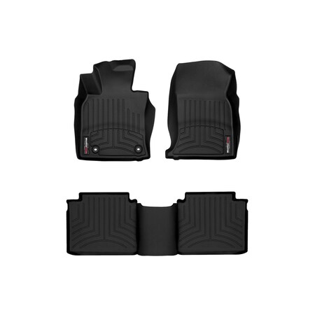 Weathertech Black, Front and Rear Floorliners 441624-1-3