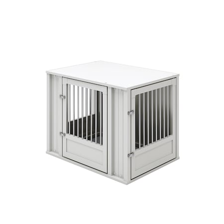New Age Pet Flexidoor Pet Crate, Antique White, M EHDFX62-04M