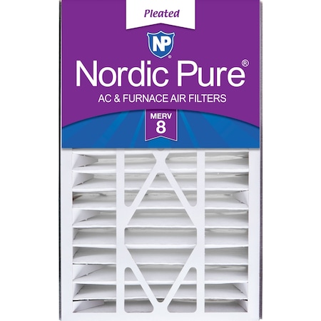 Nordic Pure Air Bear 16x25x5 (4 7/8) Replacement 255649-105 MERV 8 Air Filter 1 Pack (16x25x5ABM8-1)