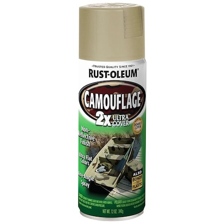 Specialty 12 Oz. Rust-Oleum Sand 2X Camouflage Spray Paint 339004