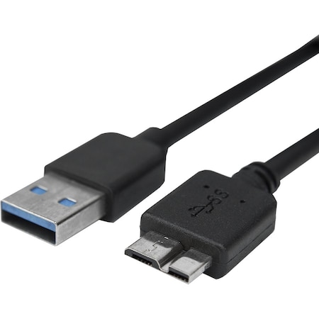 Rocstor 3FT SUPERSPEED USB 3.0 A MALE Y10C168-B1