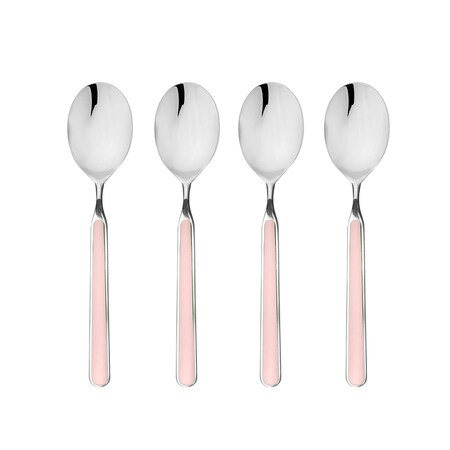Mepra Fantasia American Coffee Spoon Set - 4 Pcs. - Pale Rose 10Z744426