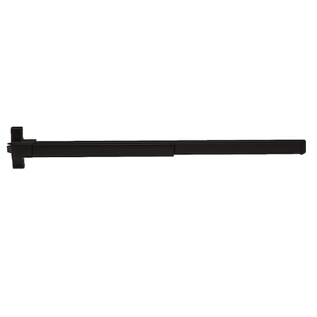Trans Atlantic 500 Series Black Grade 1-Commercial 48 in. Fire Rated Rim Panic Exit Device ED-F501XL-BK