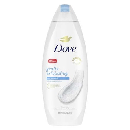 Dove Exfoliate Body Wash, 22 Fluid Ounce, 4PK 68542