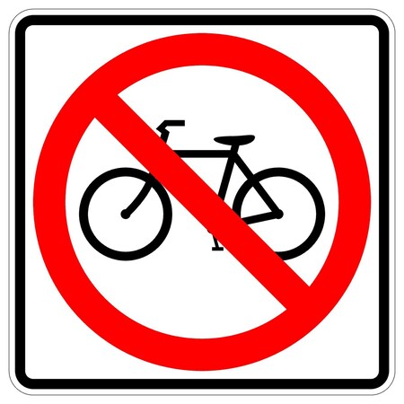 Sign Solutions Usa Traffic Sign, 24 in Width, Aluminum Sign, Square DUS06DWT2424R5-6