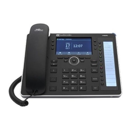 Audiocodes SFB 445HD IP-Phone PoE GbE black with integrated BT and Dual Band Wi-Fi UC445HDEG-DBW
