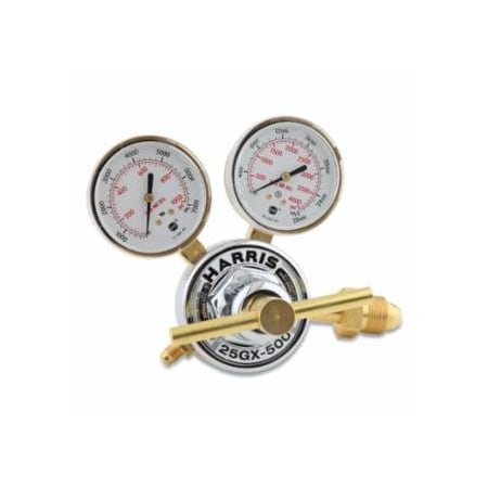 Harris Product Group 25GX Single-Stage Medium/Heavy-Duty HVAC Purging Regulator, 580, Argon, Helium, Nitrogen 348-3000606