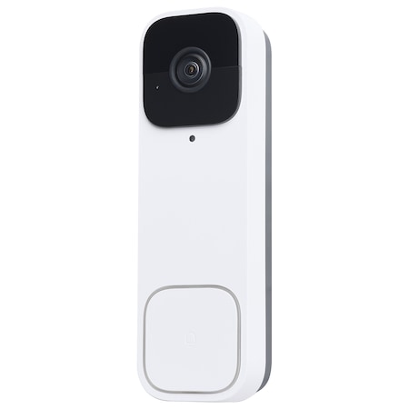 Nuvo Starfish - Smart Doorbell Security Camera Wired - White Doorbell With White Chime 65/933