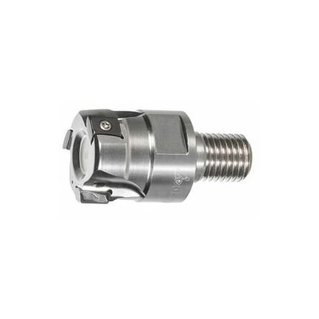 Garant Power Tang Square Tangential Shoulder Mill, Wide Pitch, Threaded Shank, 32mm Diameter, 3 Inserts 215960 32/3