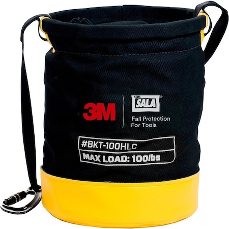 3M Dbi-Sala Bucket, Black, Yellow, Canvas 1500134