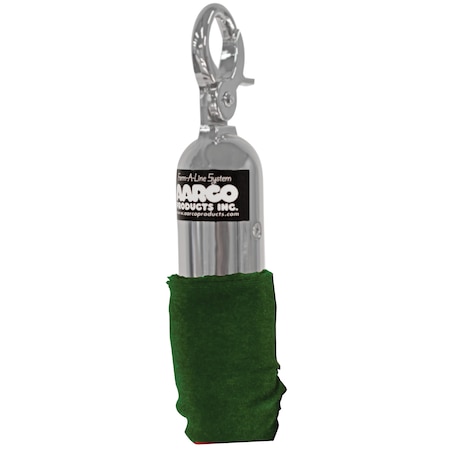 Aarco Form-A-Line Ropes, Green, Hardware Satin, 5' Tr-48